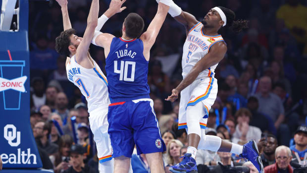 Lu Dort, Ivica Zubac, LA Clippers
